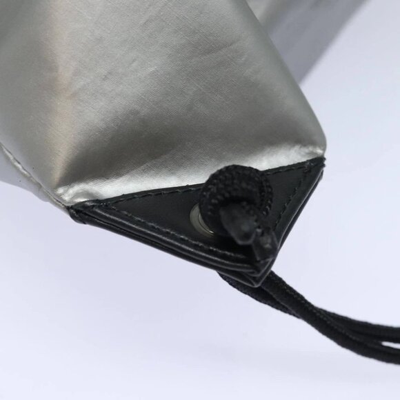 BALENCIAGA BB Explorer Backpack Nylon Silver 593648 Auth 74772V - Picture 10 of 14